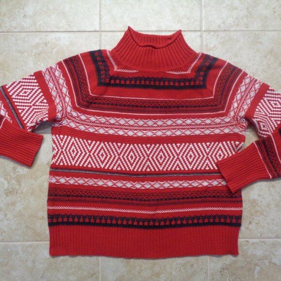 CHAPS Mock Turtleneck Knit Sweater - Picture 5 of 10